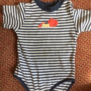 Baby Boy Striped Onsie